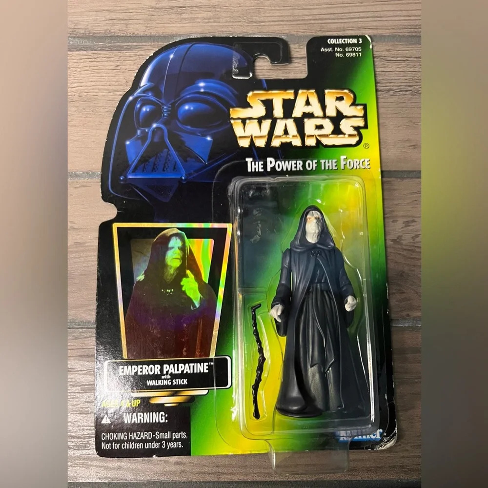 STAR‎ WARS - POWER OF THE FORCE - EMPEROR PALPATINE -1996 COLLECTION 3 NIB